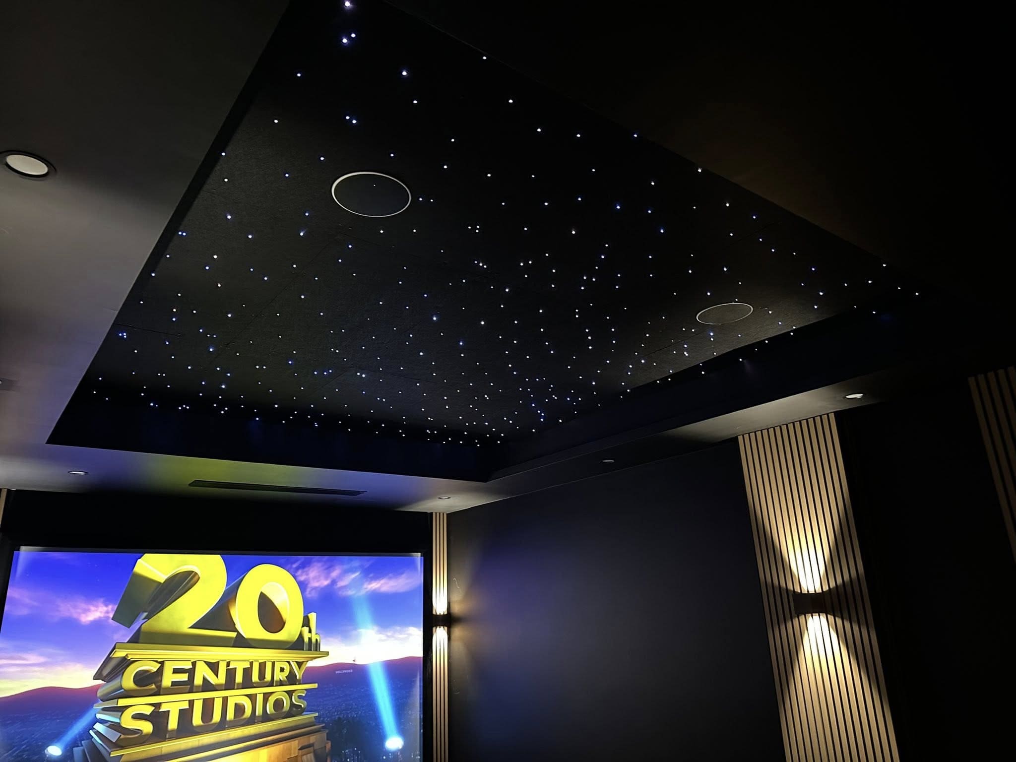 Transforming Your Home Theatre with a Starry Night Ceiling